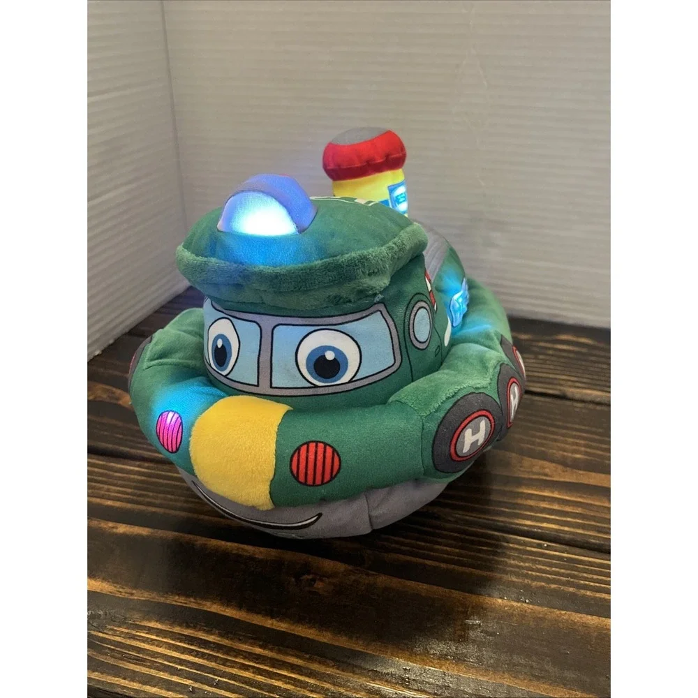Hess 2023 Plush‎ Tugboat Toy Tug Boat With Light and Sound Animated *TESTED*